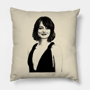 Emma Stone Pillow