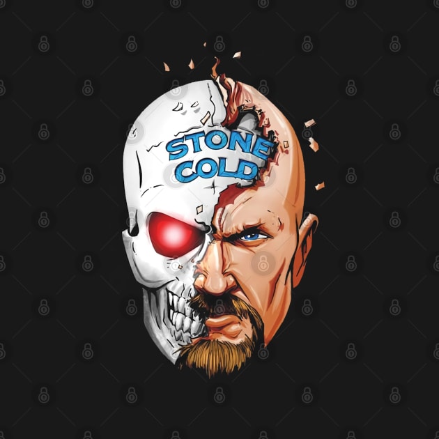 Stone Cold Steve Austin Half Skull by Holman