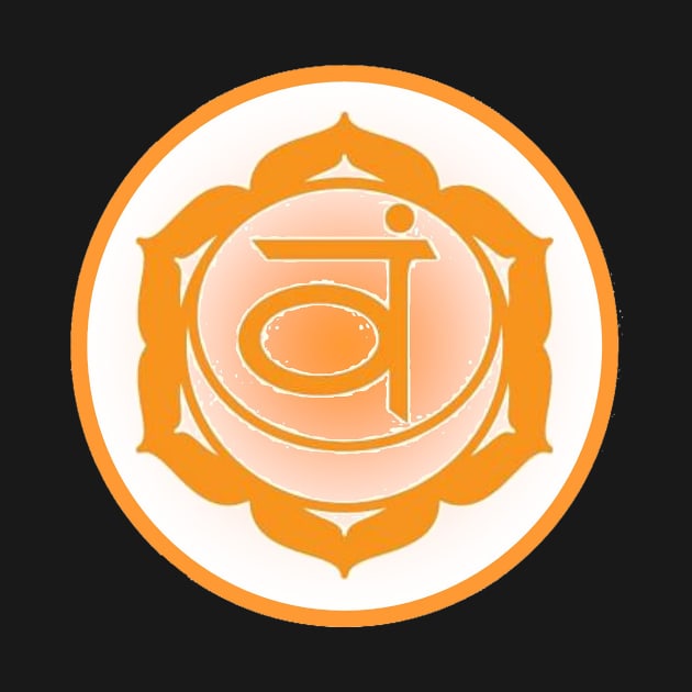 Embrace my emotions Sacral Chakra- Dark Grey by EarthSoul