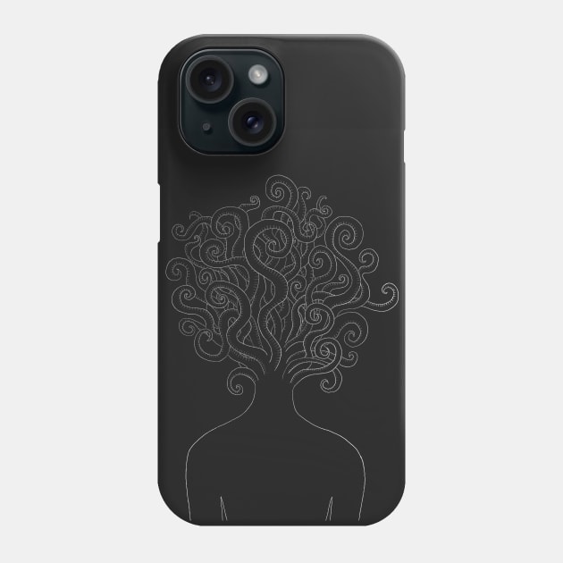 Twisted thoughts Phone Case by kel_ustrations