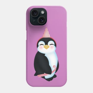 Cute penguin smile sweetly Phone Case