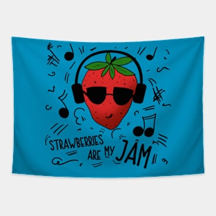 Strawberries Are My Jam Tapestry
