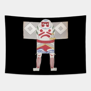 Japanese Yokai Samura Warrior Fighter Tapestry