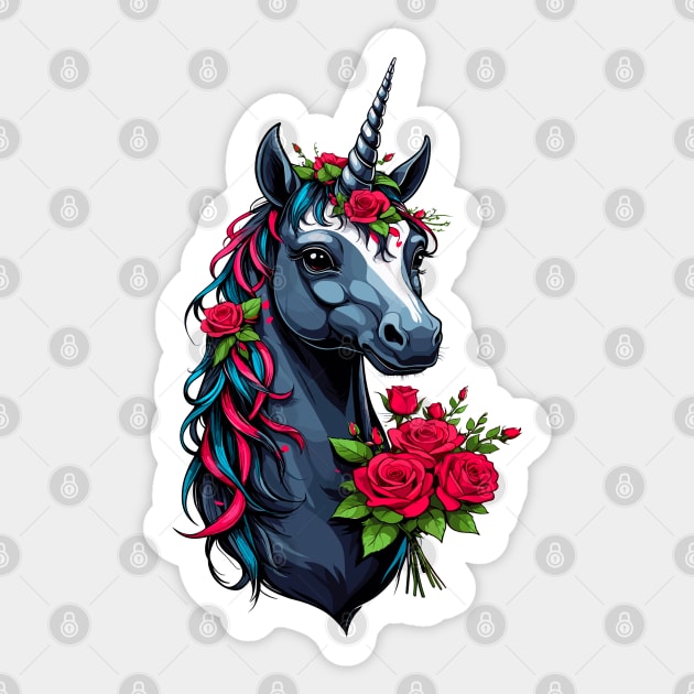 Unicorns Blackunicorn Sticker by Afro Unicorn