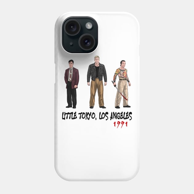 Little Tokyo, Los Angeles 1991 Phone Case by PreservedDragons