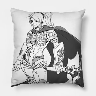 Inktober: Warrior Legend Pillow