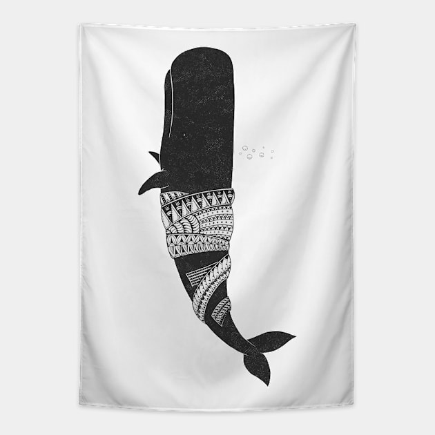 Whale Wanderer Tapestry by GODZILLARGE