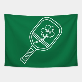 Pickleball Paddle St. Patrick's Day Tapestry