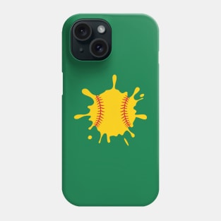 Baseball Softball Splat Phone Case