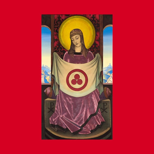 Madonna Oriflamma by Nicholas Roerich by Star Scrunch