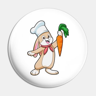 Rabbit as Cook with Carrot Pin