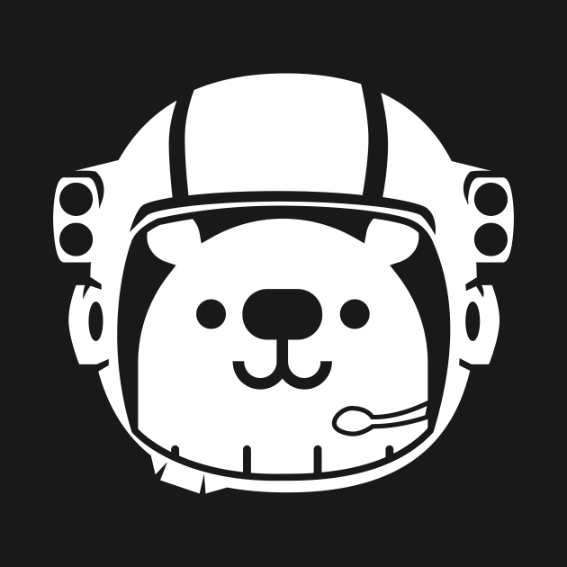 Funny & Cute Space Astronaut Bear by MeatMan