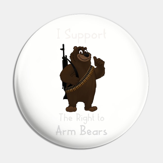 Bear arms Pin by 752 Designs