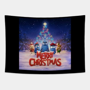 Bluey Christmas Tapestry