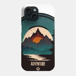 Adventure Sun Mountain Phone Case