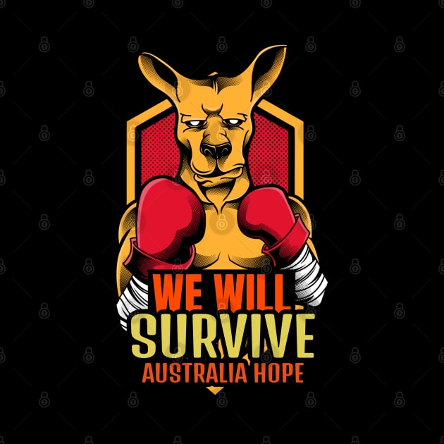 Australia Hope We will survive by RetroShopEU