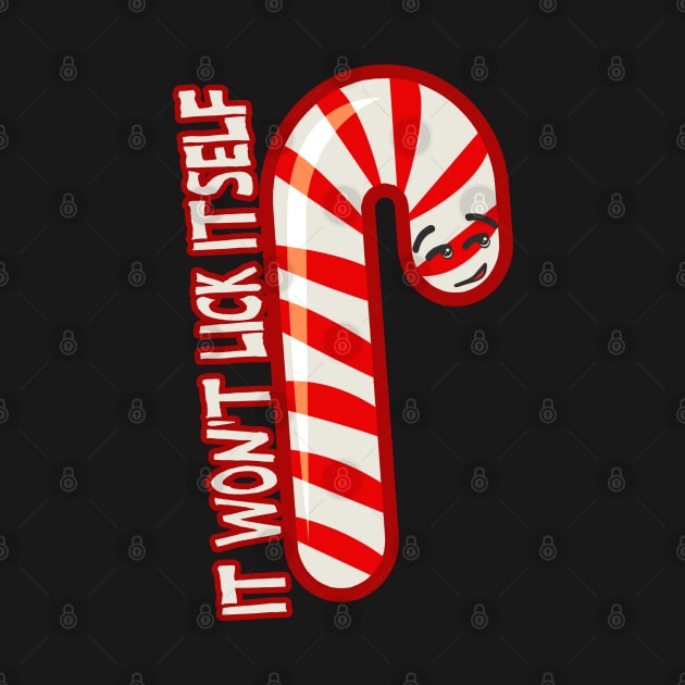 It won't lick itself candycane by rachybattlebot