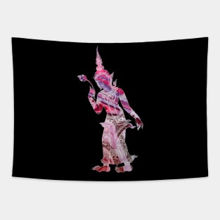 Thailand Kinnaree – Figure Of Spiritual Good Fortune Tapestry