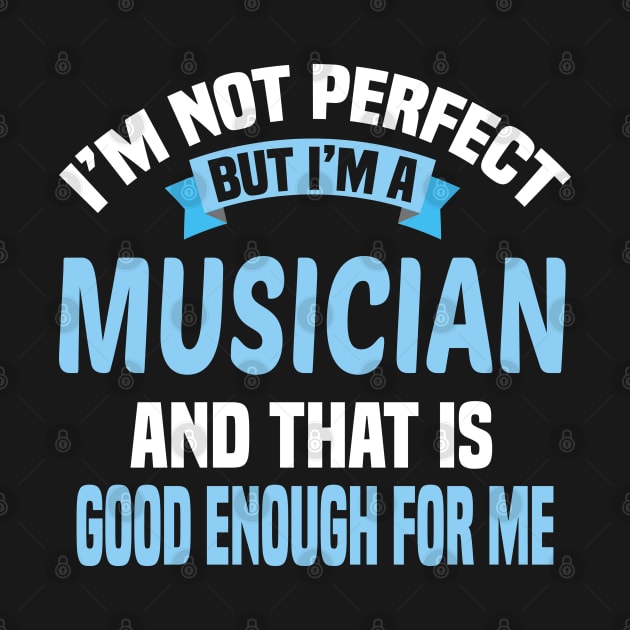 I'm Not Perfect But I'm A Musician And That Is Good Enough For Me by Dhme