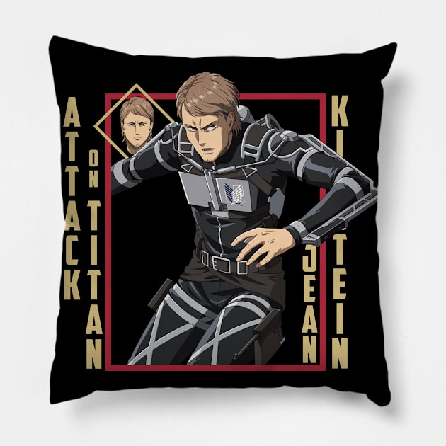 Attack on Titan - Jean Kirstein Pillow by InalZ