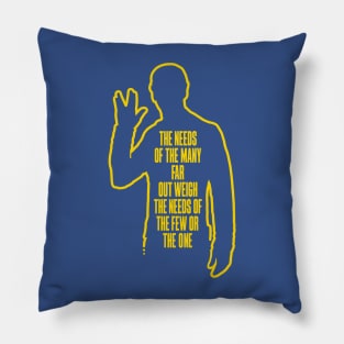 STAR TREK - The needs of the many 3.0 Pillow