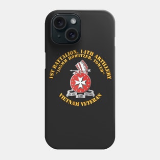 1st Battalion, 14th Artillery w  Txt Phone Case