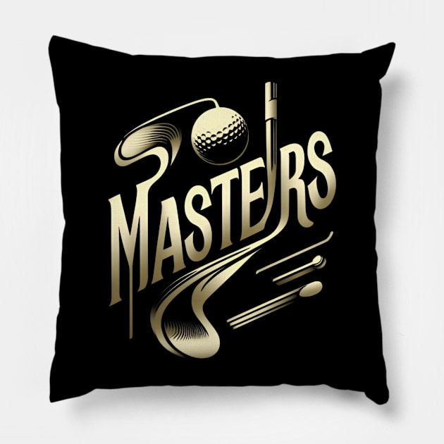 pga masters Pillow by CreationArt8