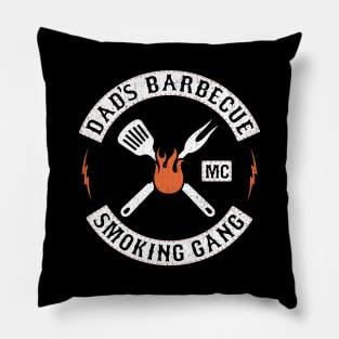 Funny dads Barbecue Smoking gang grilling BBQ smoker Pillow