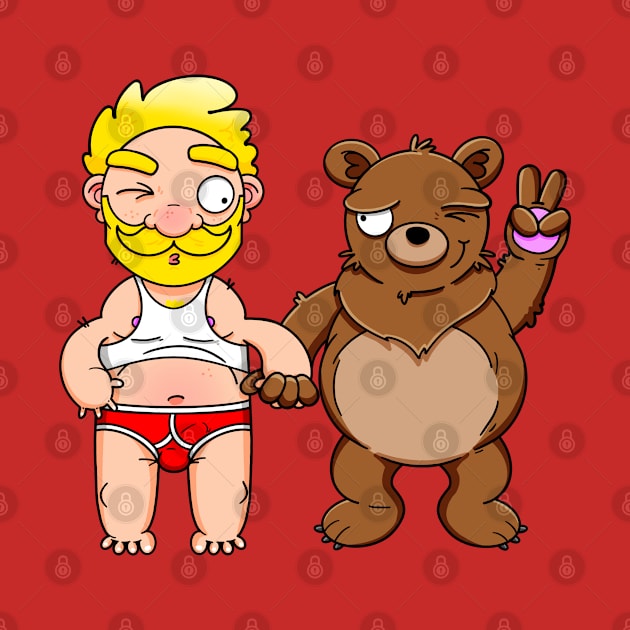 Bear Lover Blond (No Text) by LoveBurty