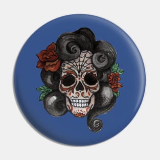 Sugar Skull Pin