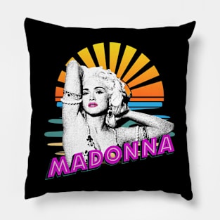 Madonna // Sunset 80s Retro Pillow