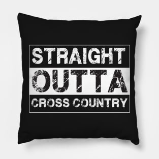 Straight Outta Cross Country – Running Runners Pillow