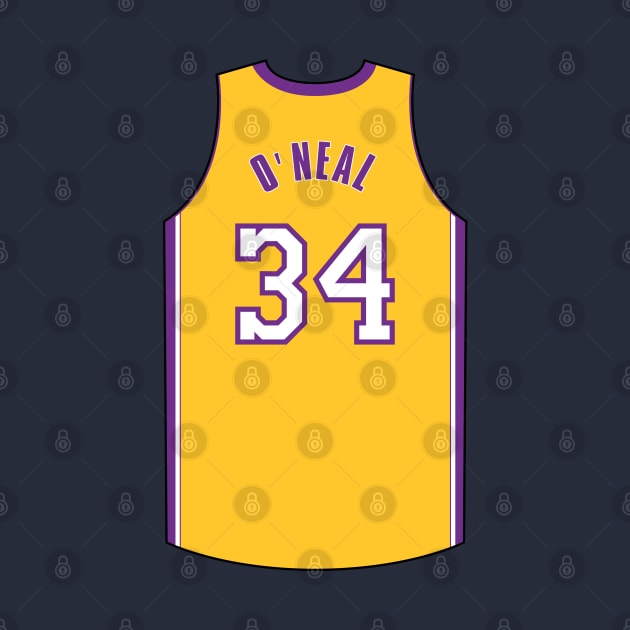 Shaquille O Neal Los Angeles Jersey Qiangy by qiangdade