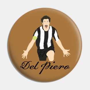 Alessandro Del Piero celebration Pin