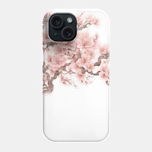 Sakura bonsai, Sakura, Flowers, Bloom, Cherry blossom, Sakura flowers, Sakura trees, Sakura blossom, Wall art, Modern art Phone Case