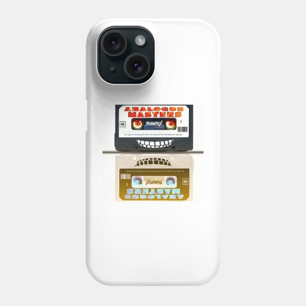 Cassette Tape Analogue Cartoon  2 Phone Case by grantwilson