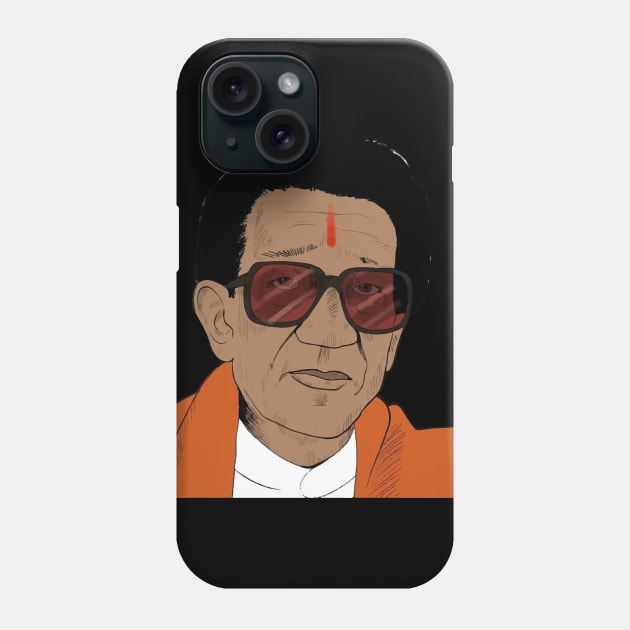 Bal Thakre Shivsena Veer Shivaji Maharashtra Phone Case by JammyPants