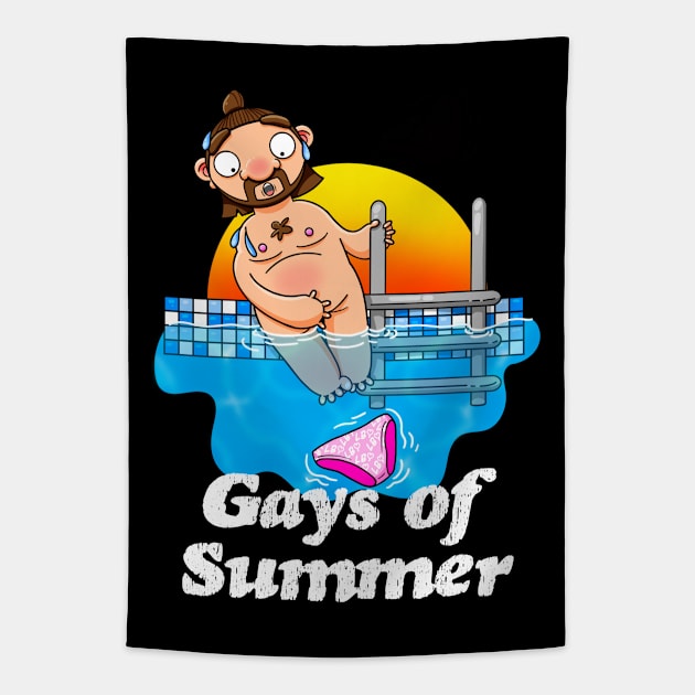 Gays of Summer Naked Tapestry by LoveBurty