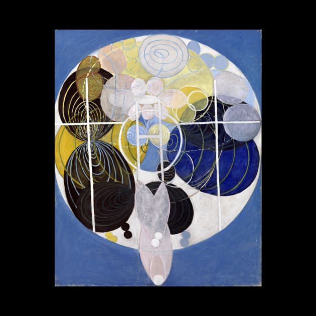 High Resolution Hilma af Klint Large Figure No 5 Group Iii 1907 by tiokvadrat