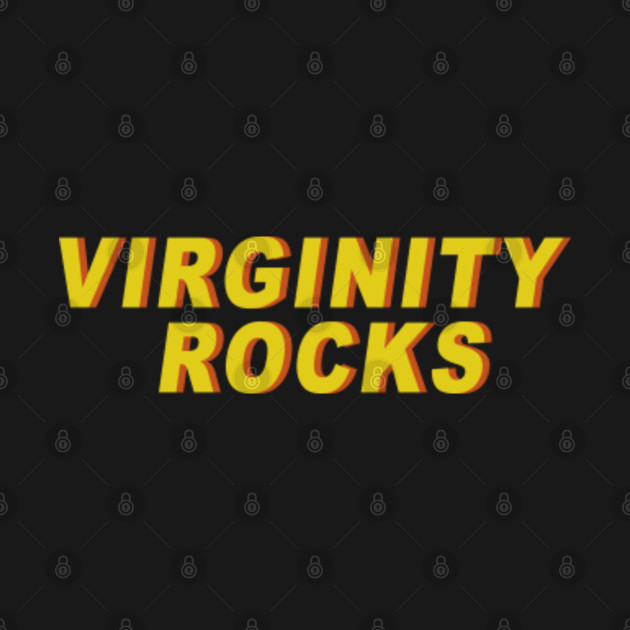 Disover Virginity Rocks Shirt 1970s Retro Style - Virginity Rocks - T-Shirt