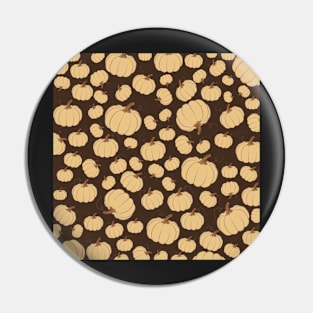 Brown Pumpkin Patch Pin