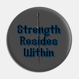 Strength Resides Within Pin