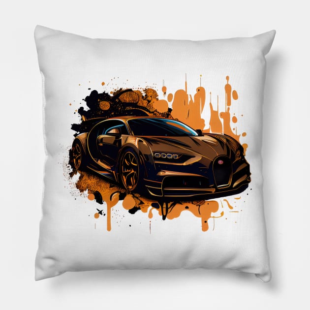 Bugatti Chiron Pillow by remixer2020