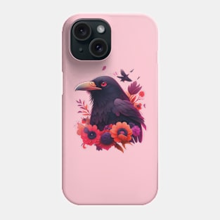 crow head, Phone Case