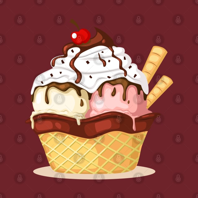 Ice Cream Cone by Mako Design 