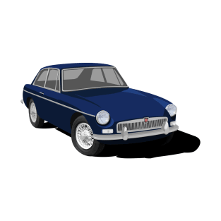 MGB GT Design -Navy T-Shirt