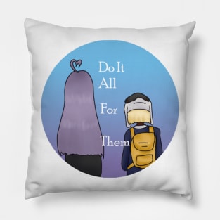 Madeline and Abel Entropic Float Do It All For Them Sticker And Others Pillow