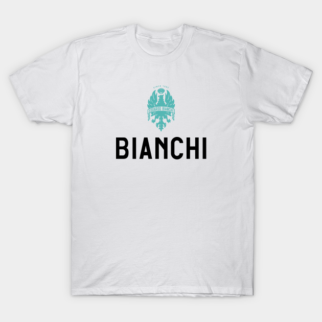 Bianchi Bike Potrait Logo - Bianchi - T-Shirt | TeePublic