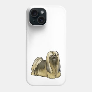 Dog - Lhasa Apso - Grizzle Phone Case