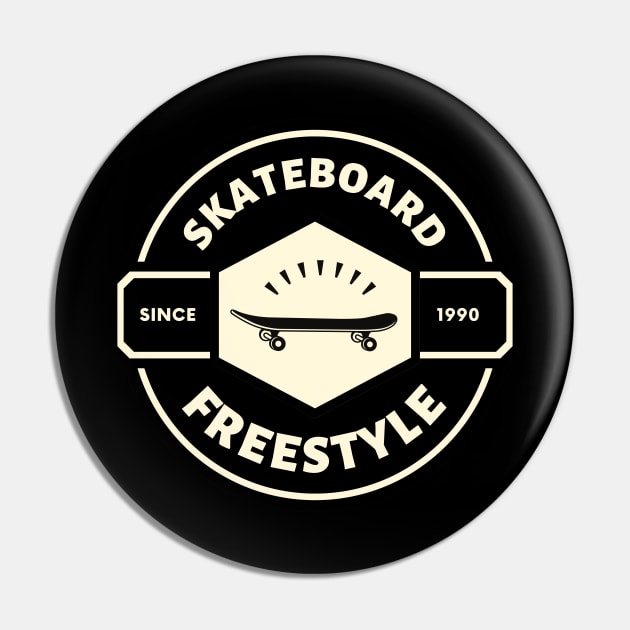 Skate freestyle X planche éclat Pin by KINGDESIGNSHOP